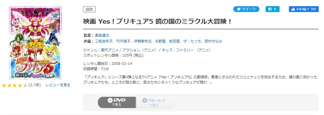 Yes!プリキュア5 鏡の国のミラクル大冒険!