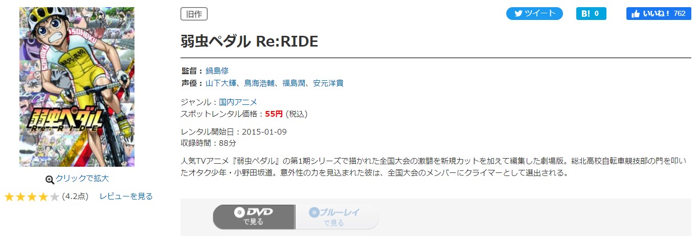 弱虫ペダル Re:RIDE