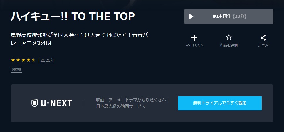 ハイキュー!! TO THE TOP（4期）