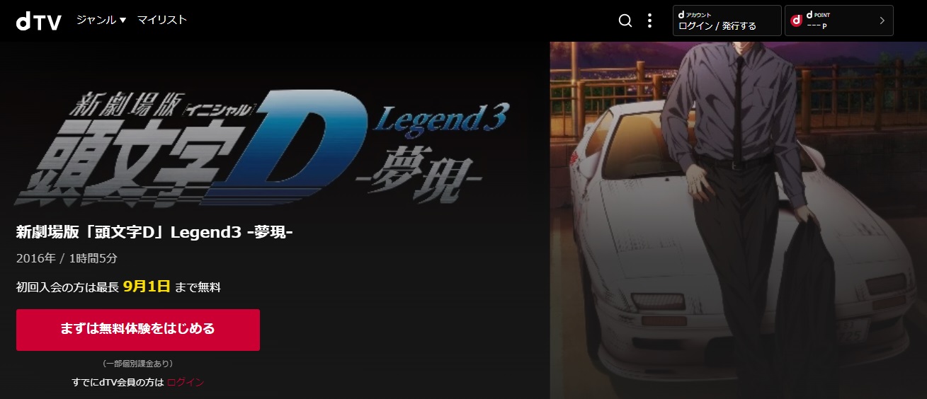 新劇場版 頭文字[イニシャル]D Legend 3 -夢現-