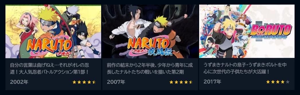 NARUTO‐ナルト‐シリーズ