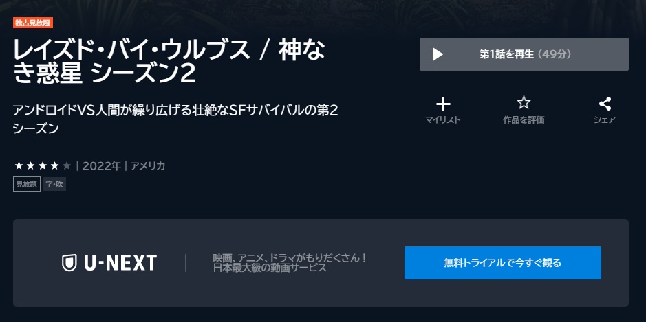 レイズド・バイ・ウルブス / 神なき惑星 シーズン2