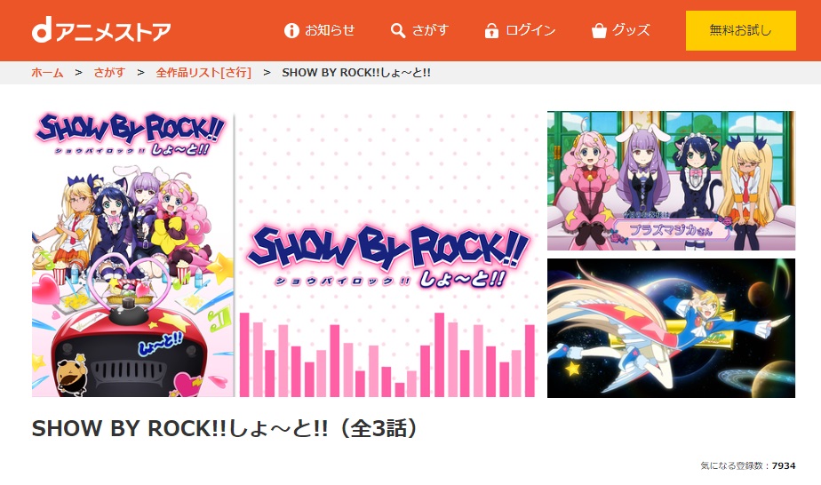 SHOW BY ROCK!!しょ～と!!