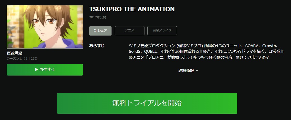 TSUKIPRO THE ANIMATION（1期）