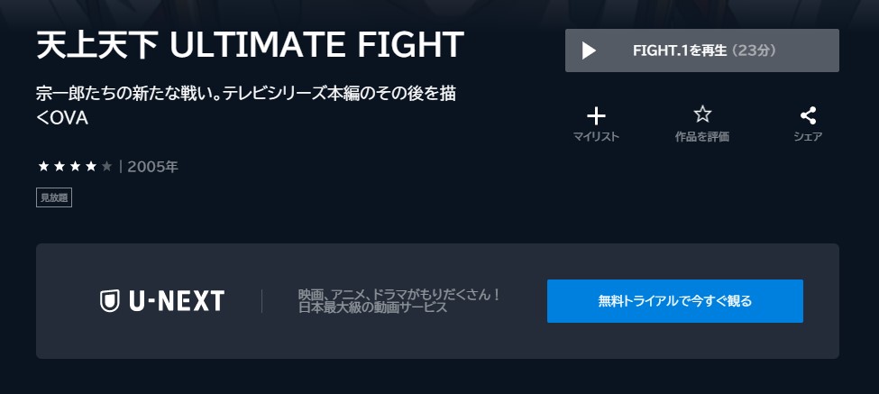 天上天下 ULTIMATE FIGHT（OVA）