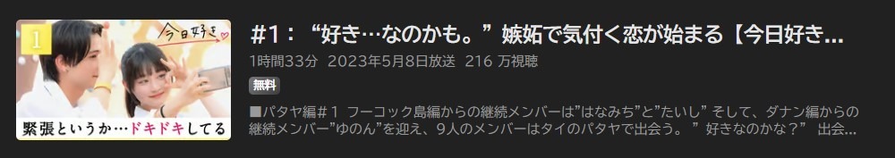 今日、好きになりました。 第53弾（パタヤ編）