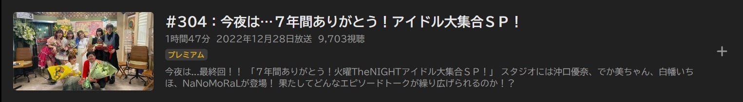 矢口真里の火曜The NIGHT