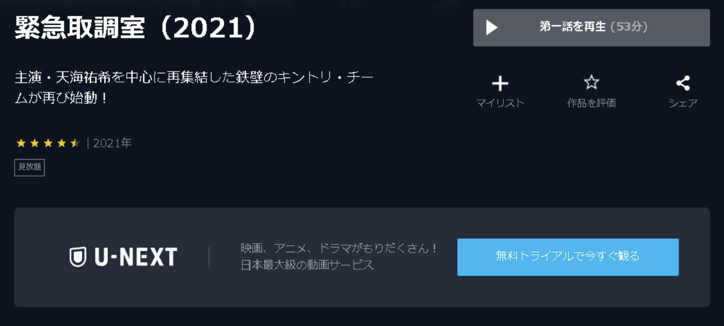 緊急取調室 シーズン4（2021）