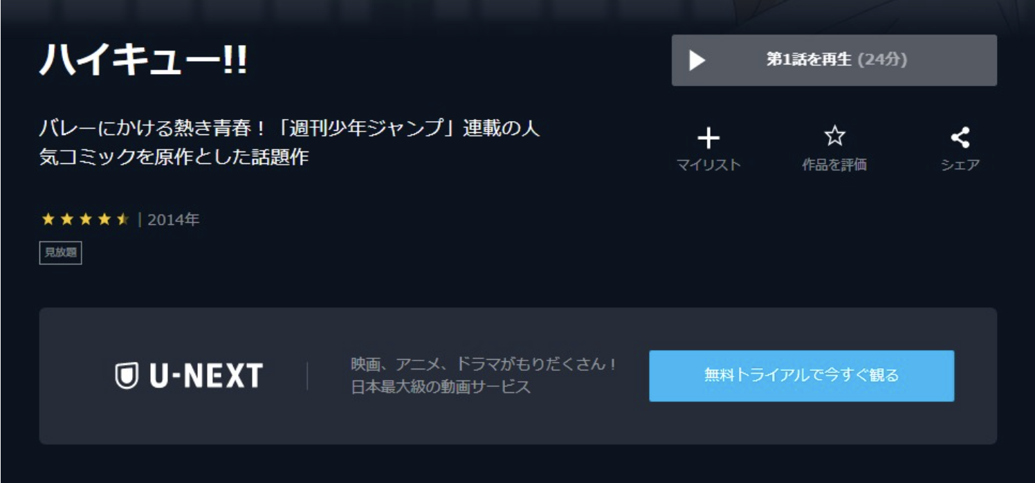 ハイキュー!!（1期）
