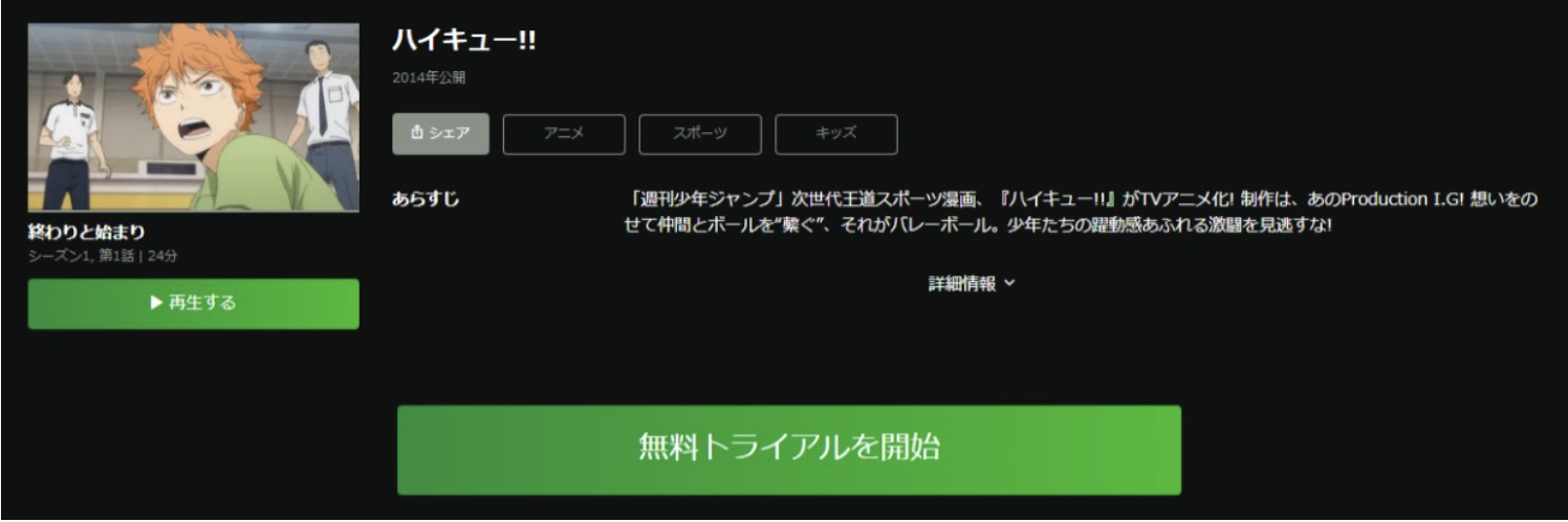 ハイキュー!!（1期）