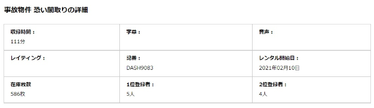 事故物件 恐い間取り